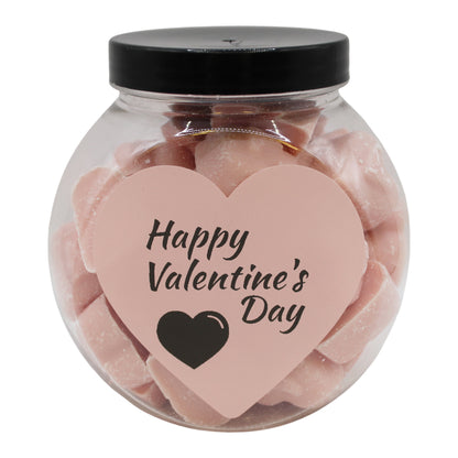 Opsy Pink Chocolate Hearts Valentine Mini Sweet Jar - 400g