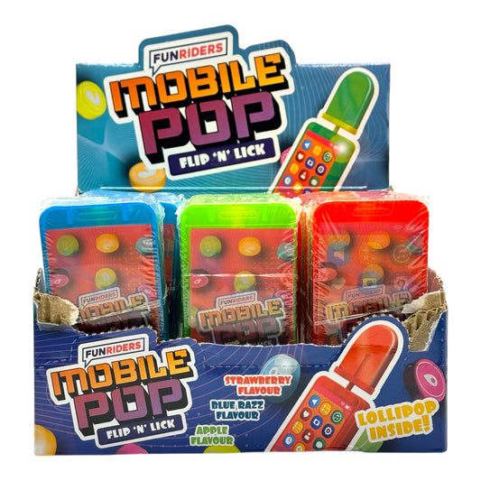  Mobile Pop Fruit flavoured lollipops 30g