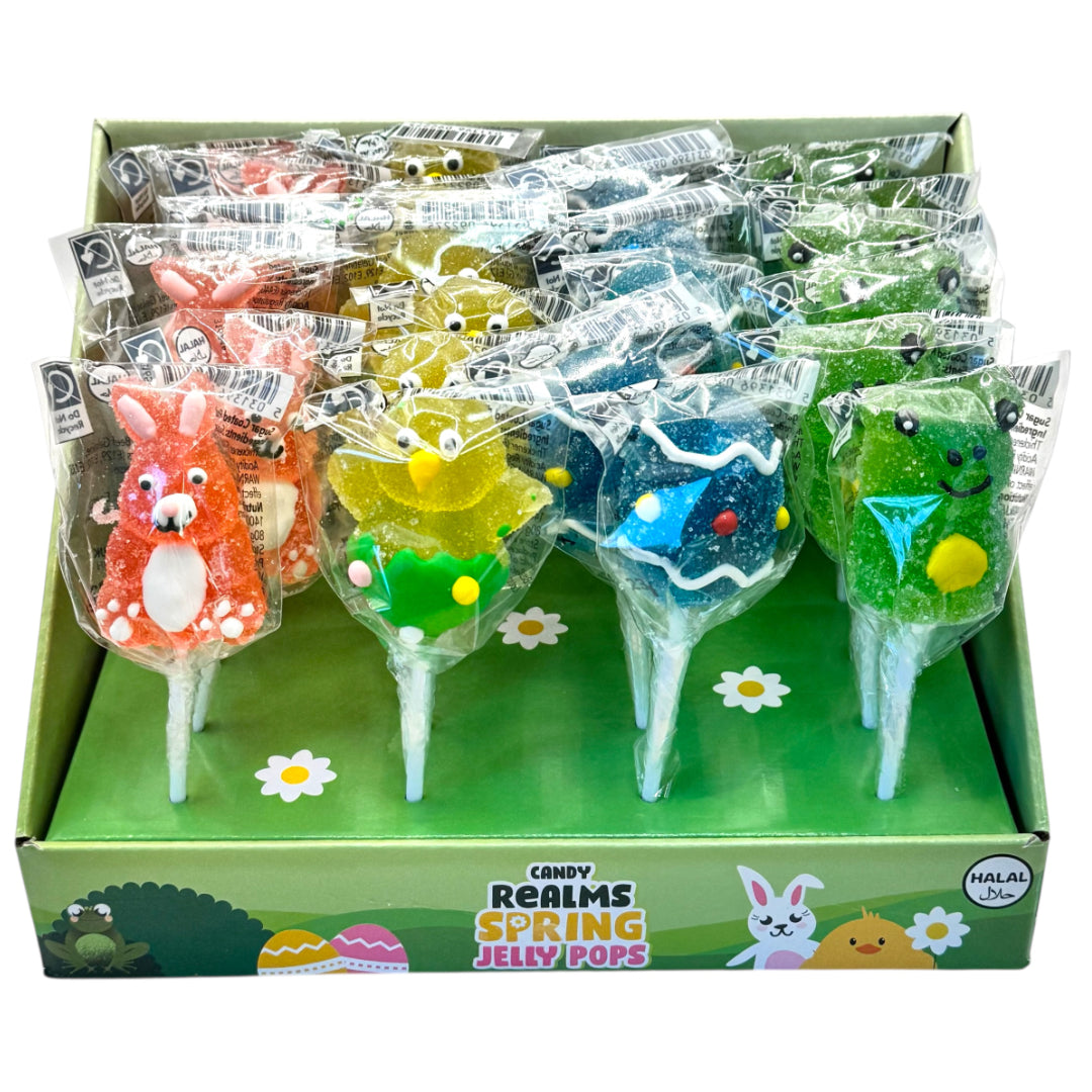 Candy Realms Spring Jelly Pops 23g (Set of 4)