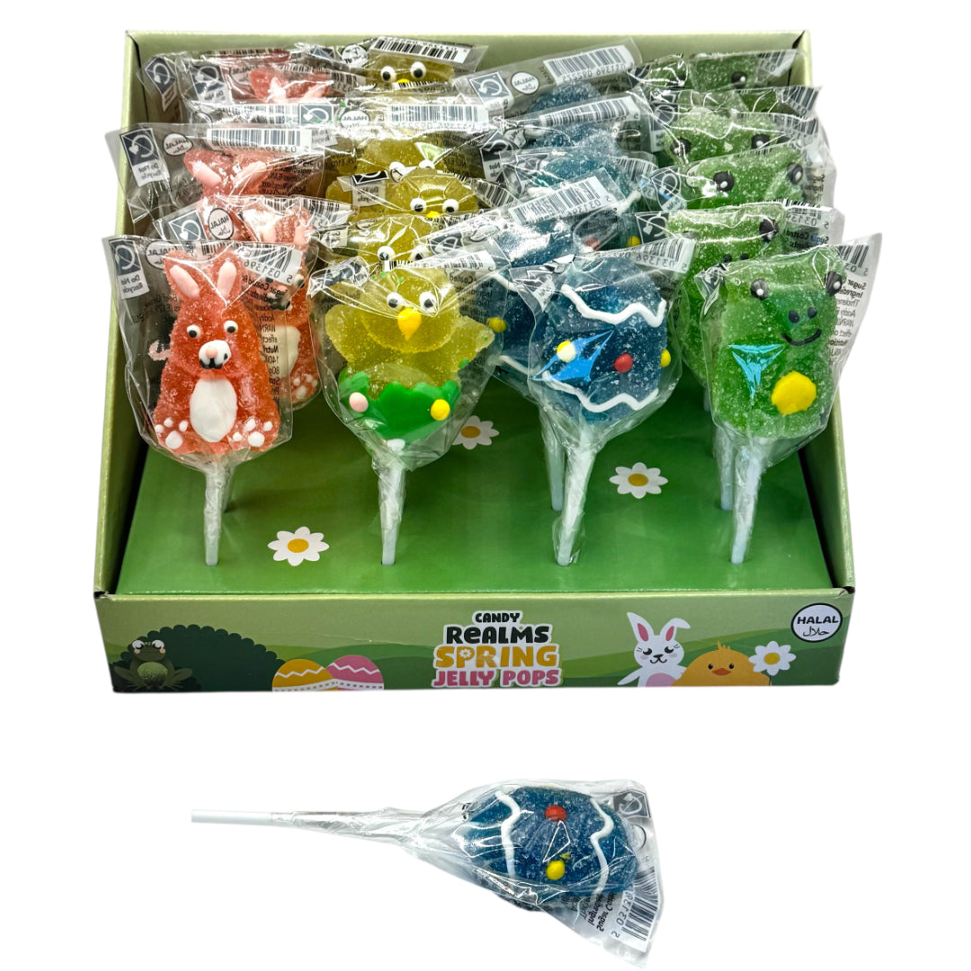 Candy Realms Spring Jelly Pops 23g (Set of 4)
