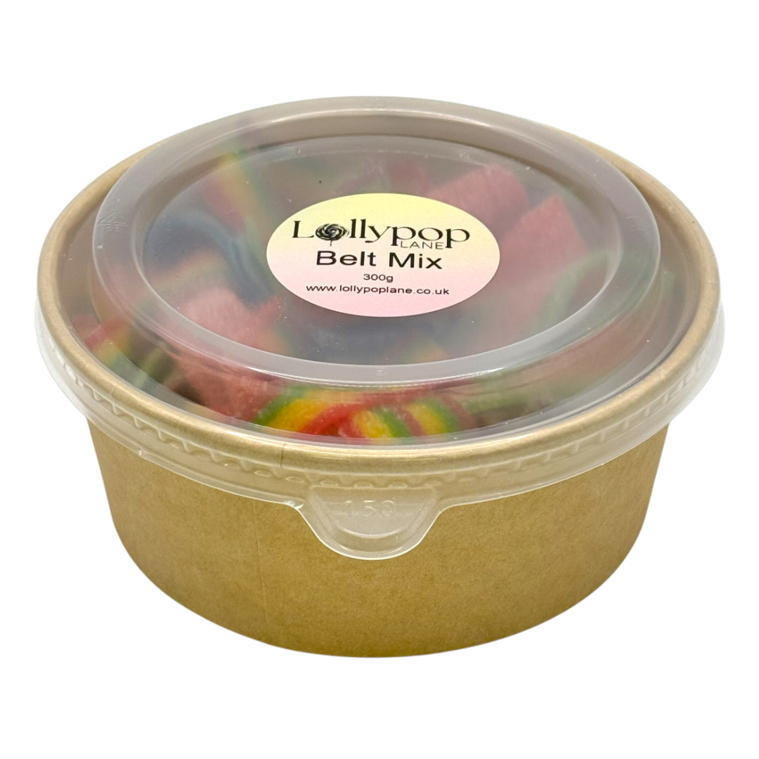 Lollypop Lane Belt Mix Sweet Bowl 300g
