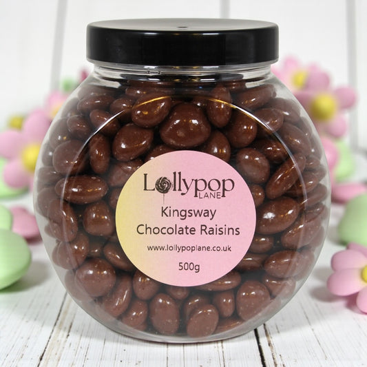 Chocolate Flavour Raisins Mini Sweet Jar - 500g
