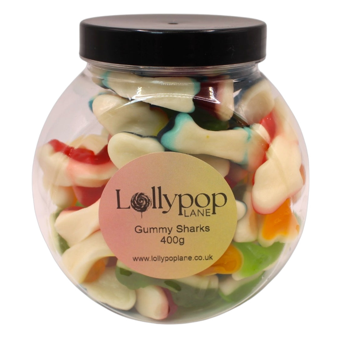 Gummy Sharks Mini Sweet Jar - 400g