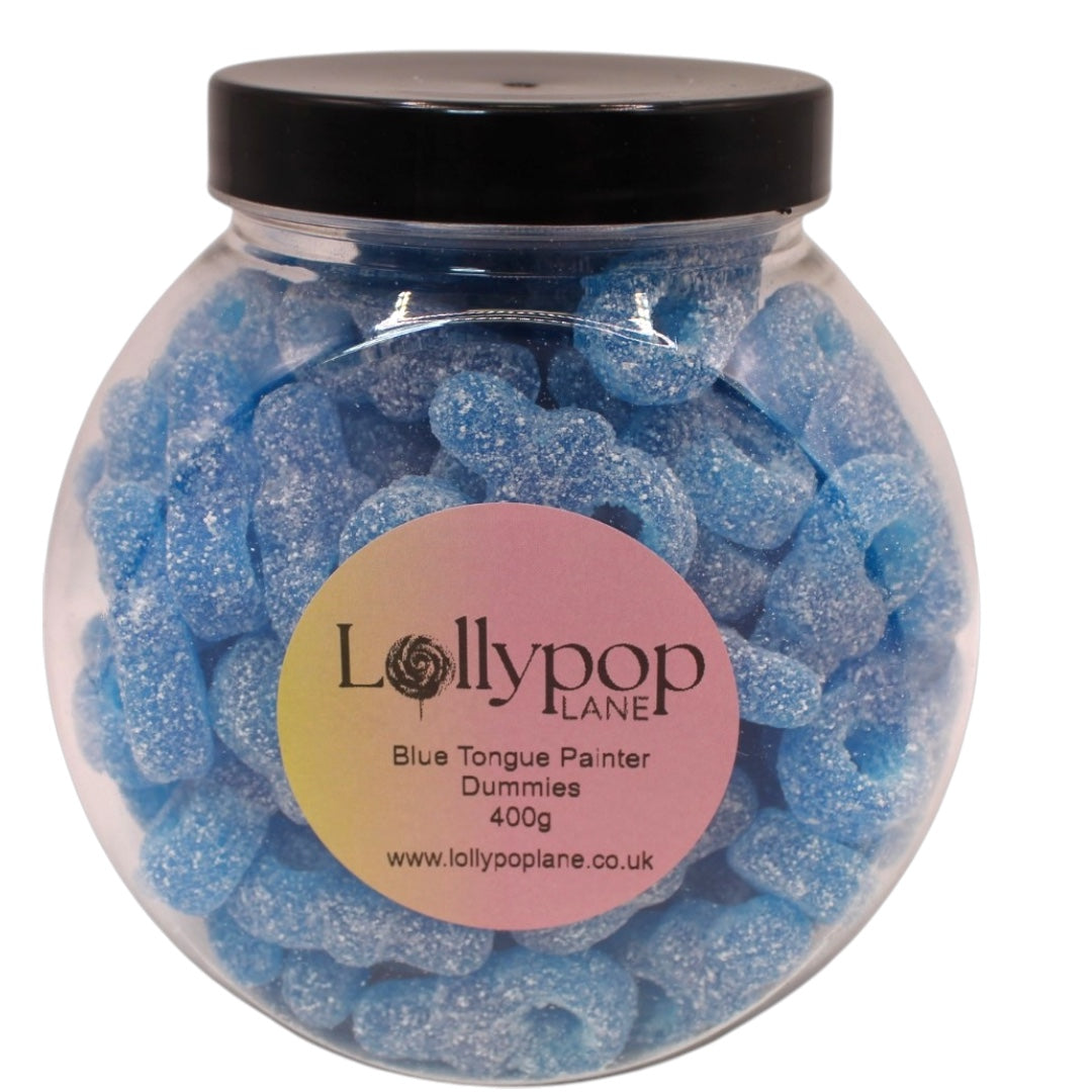 Fizzy Blue Tongue Painter Dummies Mini Sweet Jar