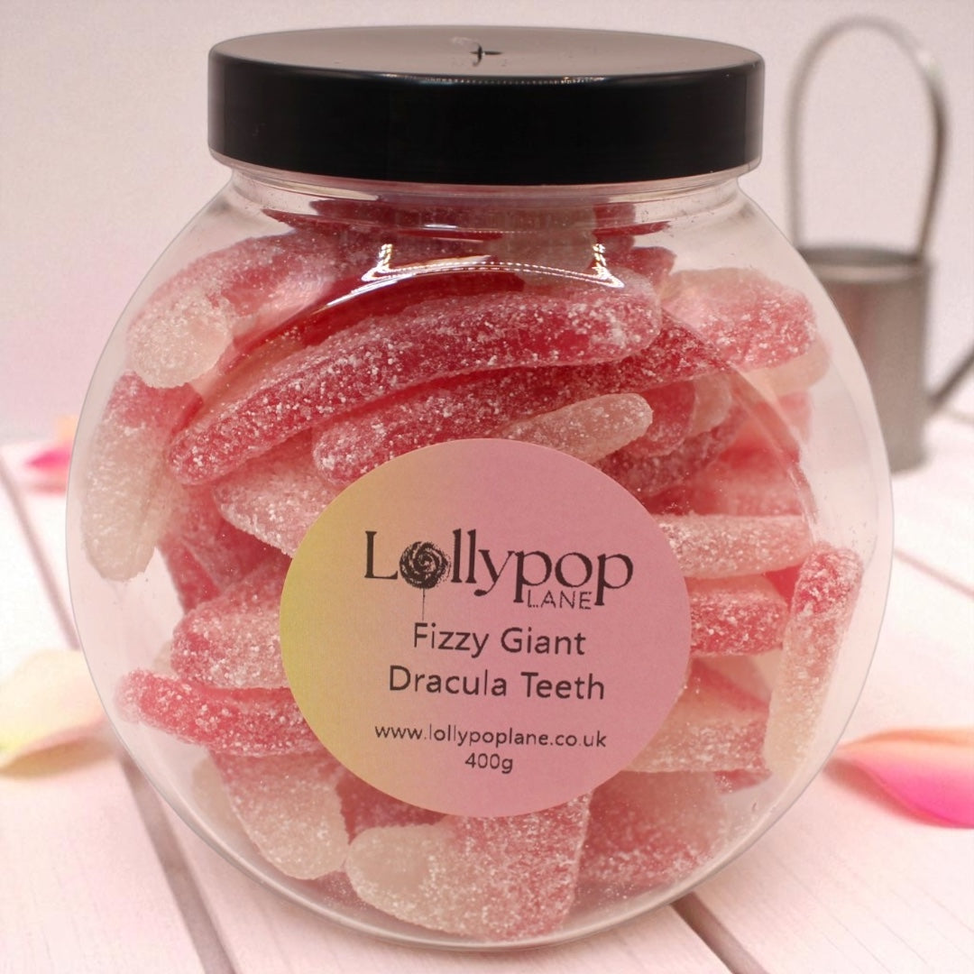 Fizzy Dracula Teeth Mini Sweet Jar 