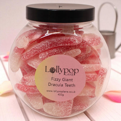 Fizzy Dracula Teeth Mini Sweet Jar 