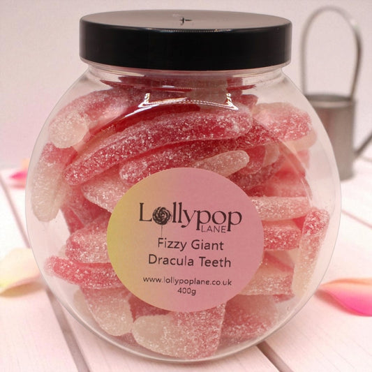 Fizzy Dracula Teeth Mini Sweet Jar 