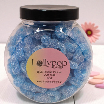 Fizzy Blue Tongue Painter Dummies Mini Sweet Jar