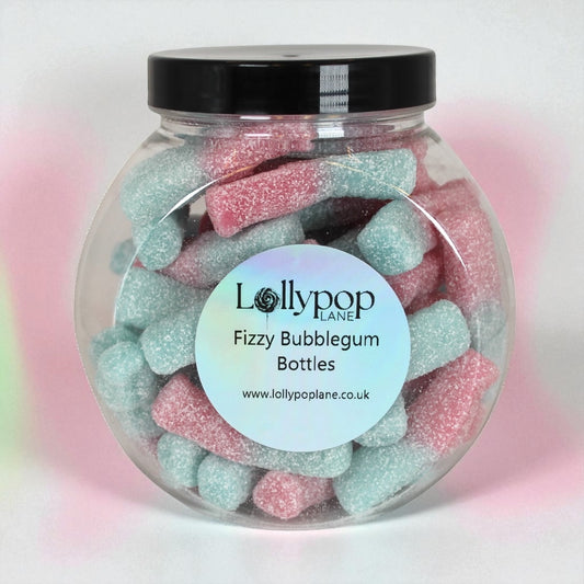 Fizzy Bubblegum Bottles Mini Sweet Jar 