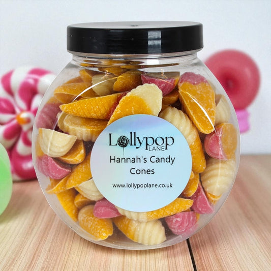 Hannah's Candy Cones Mini Sweet Jar