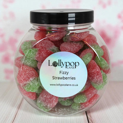Fizzy Strawberries Mini Sweet Jar 