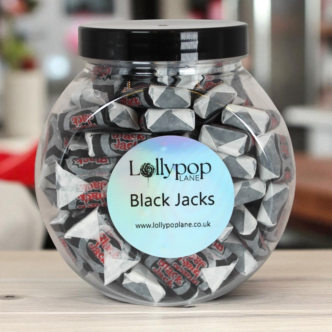 Barratt Black Jack Chews Mini Sweet Jar