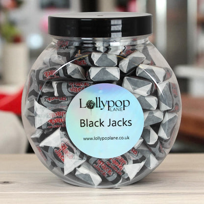 Barratt Black Jack Chews Mini Sweet Jar