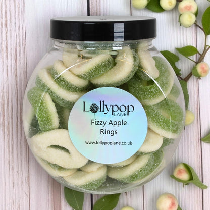 Fizzy Apple Rings Mini Sweet Jar 