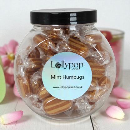 Taveners Mint Humbugs Mini Sweet Jar