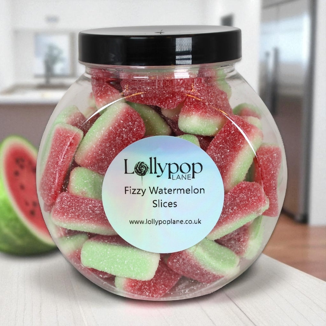 Fizzy Watermelon Slices Mini Sweet Jar
