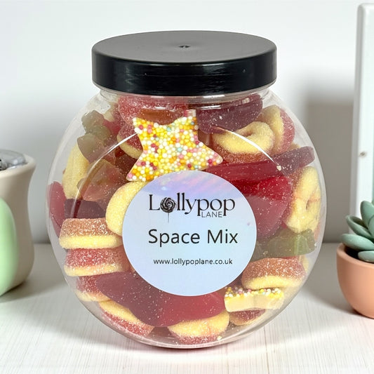 Pick n Mix Mini Sweet Jar 400g - Space Mix