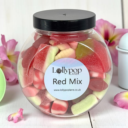 Pick n Mix Mini Sweet Jar 400g - Red Mix
