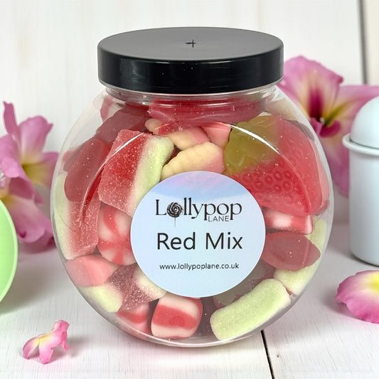 Pick n Mix Mini Sweet Jar 400g - Red Mix