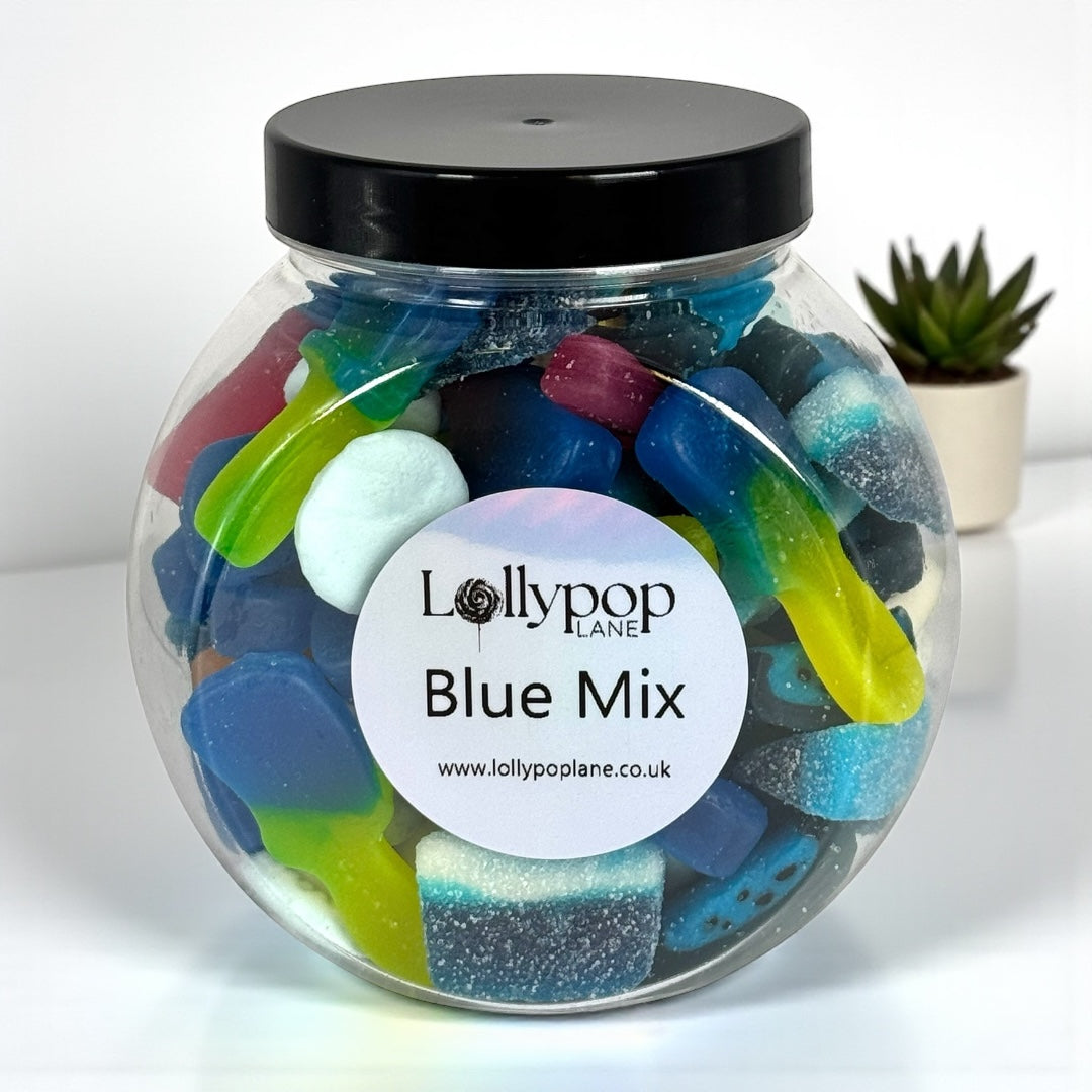 Pick n Mix Mini Sweet Jar 400g - Blue Mix
