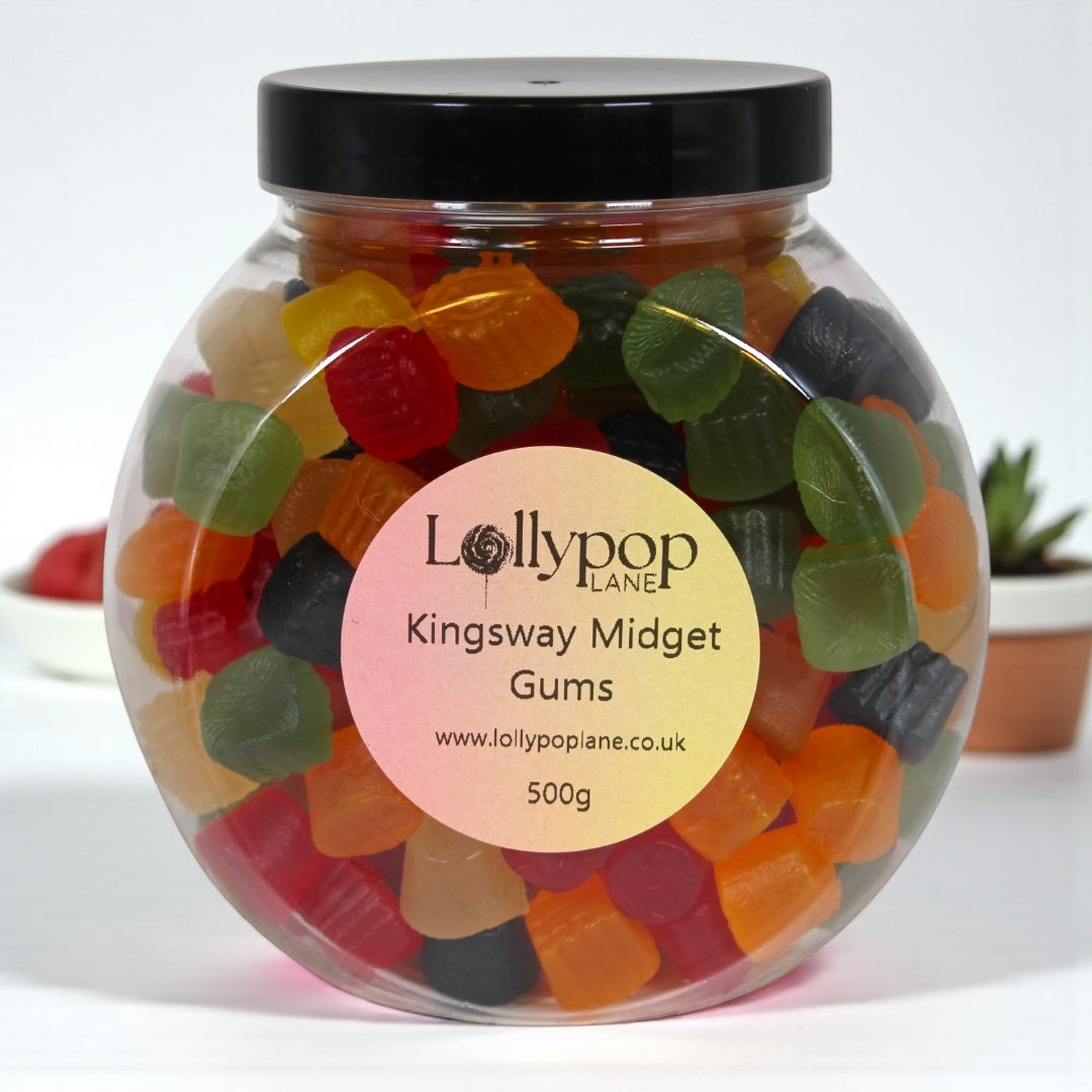 Kingsway Midget Gums Mini Sweet Jar 