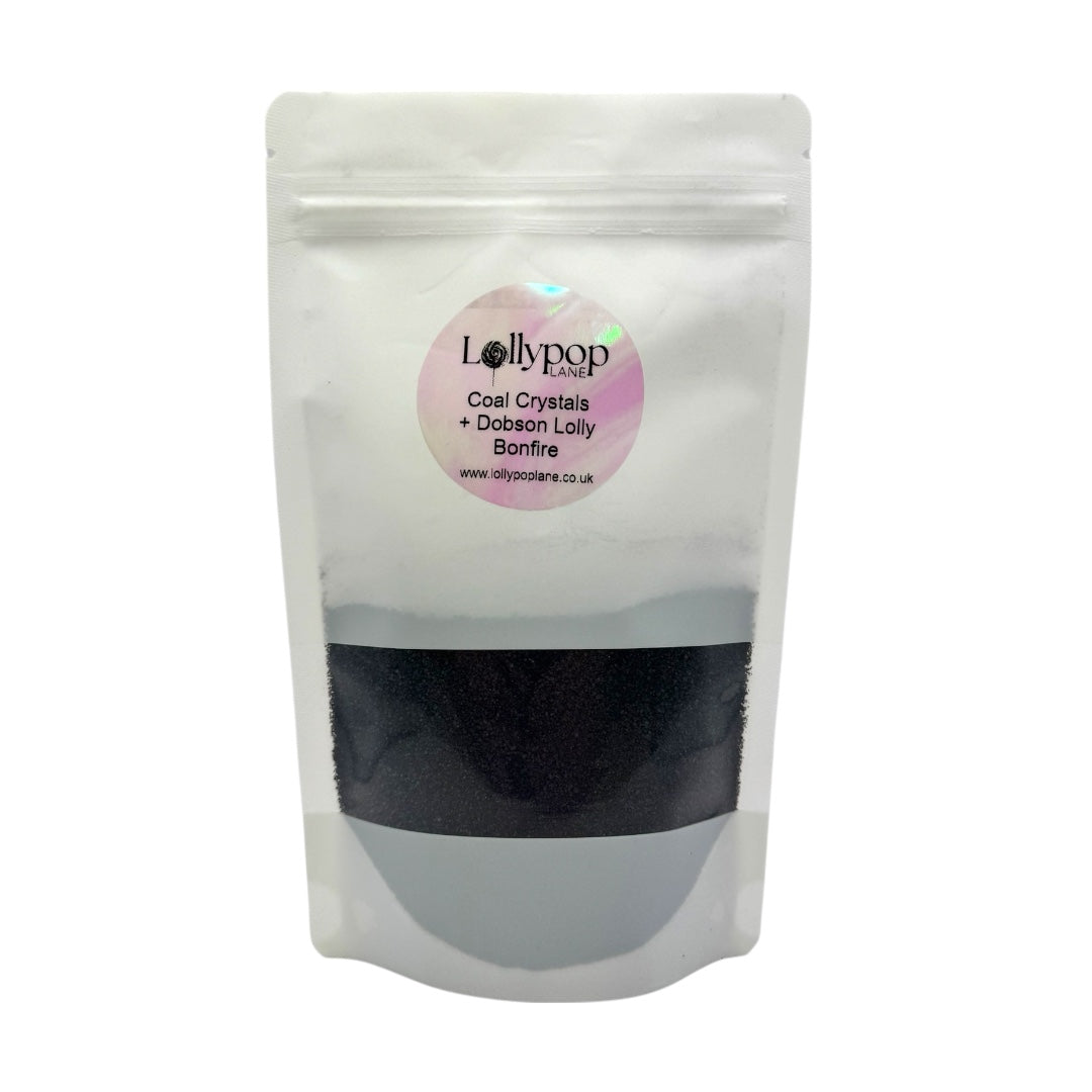 Liquorice Coal Sherbert Crystal's And A Dobson Bonfire lolly 150g