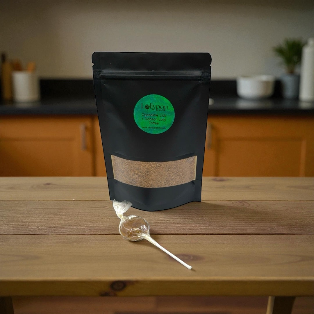 Chocolate Lick  And A Dobson Toffee Lolly 150g