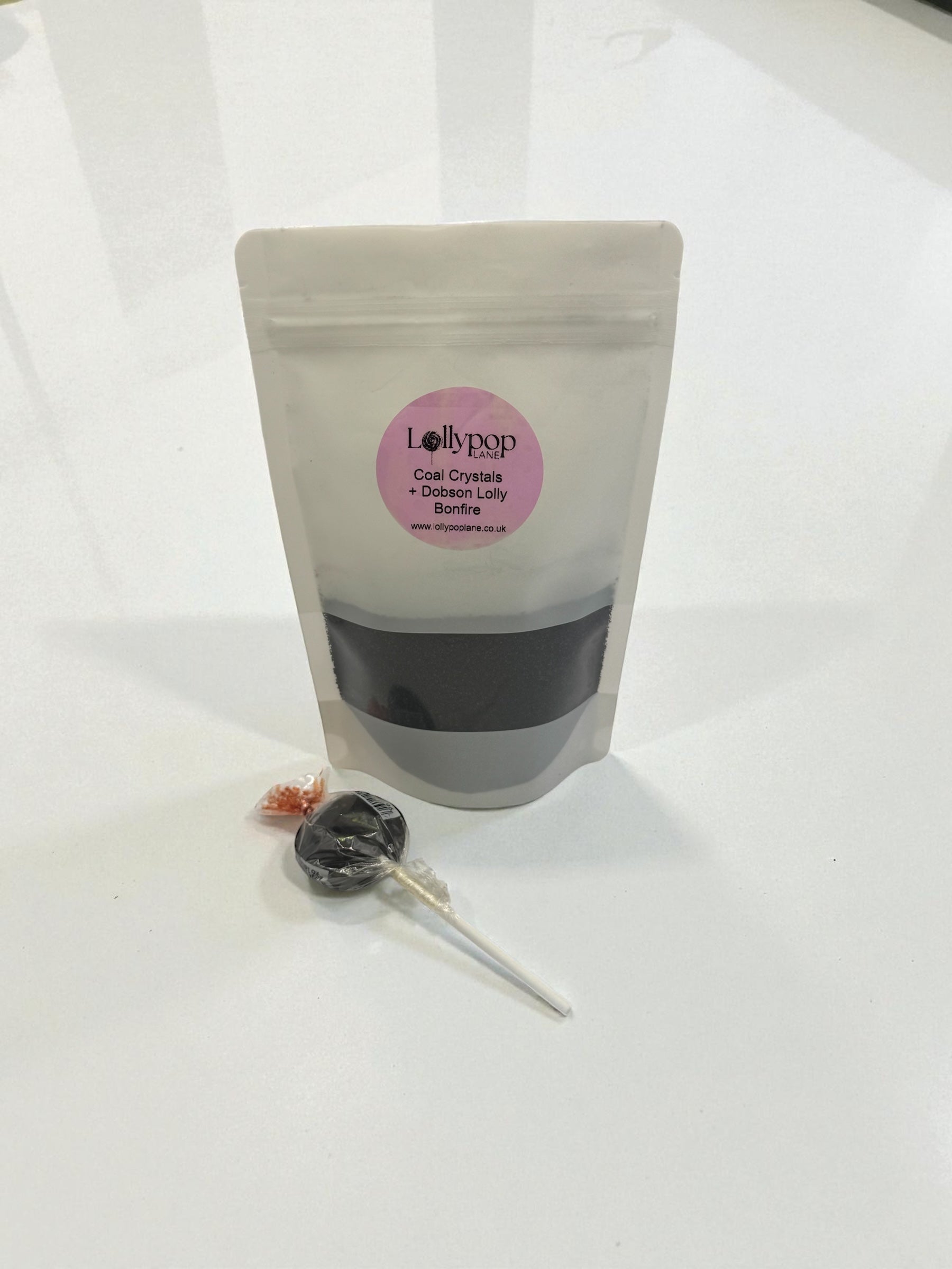 Liquorice Coal Sherbert Crystal's And A Dobson Bonfire lolly 150g