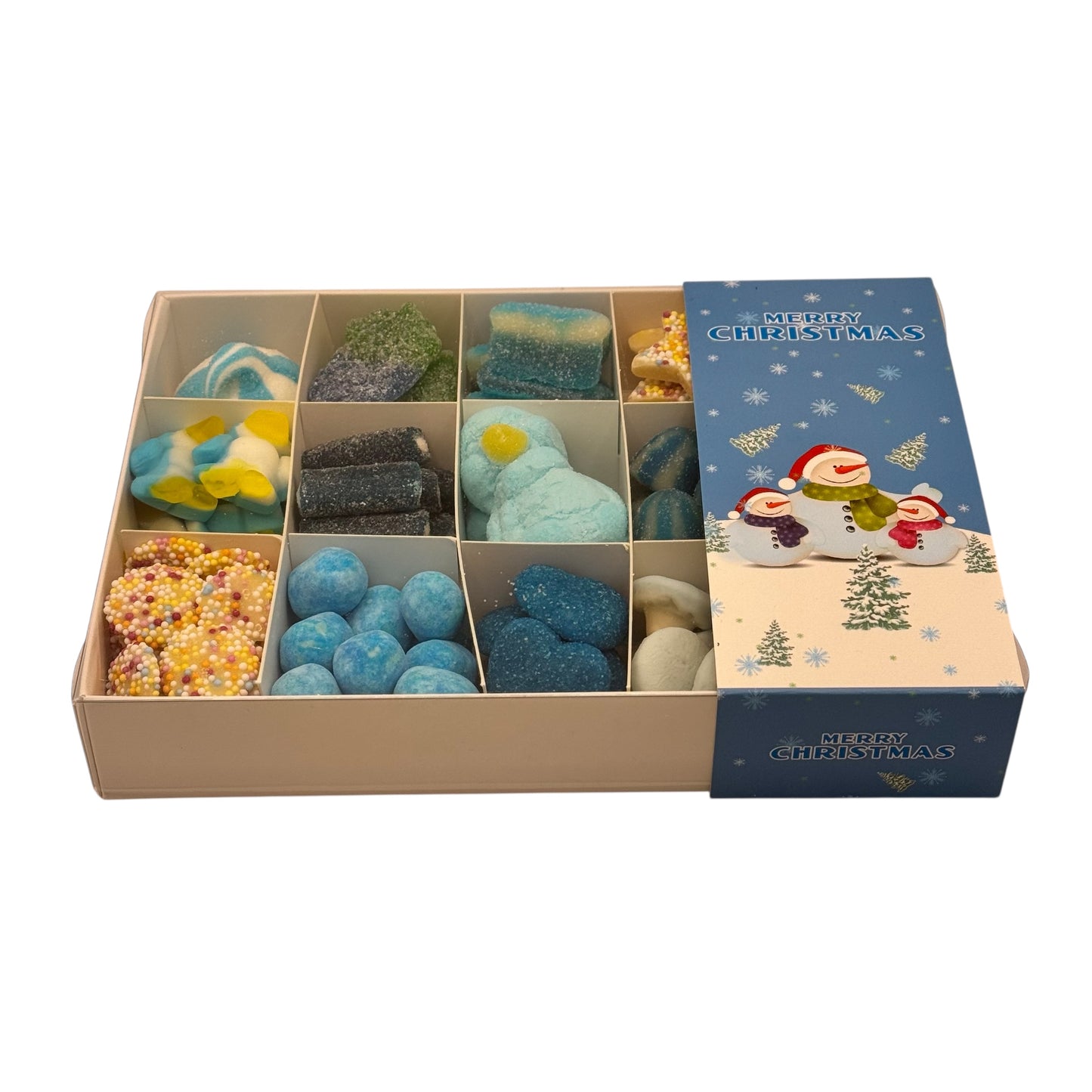 Merry Christmas Snowman Pick n Mix Gift Box 600g