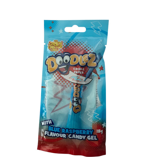 Strawberry Edible Paper With A Blue Raspberry Candy Gel pen 18G