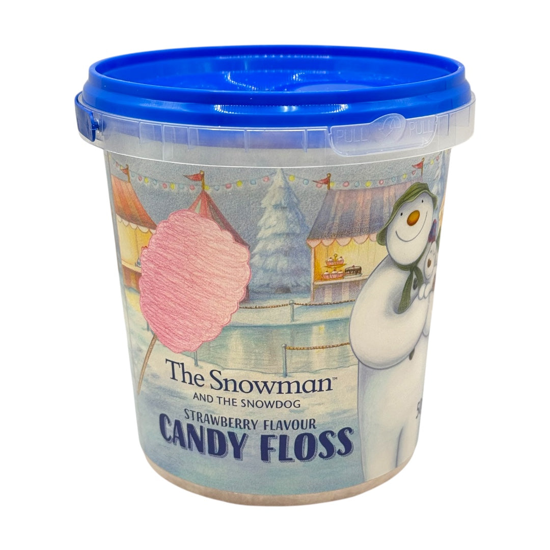 Snowman and Snowdog Candy Floss Strawberry Flavour