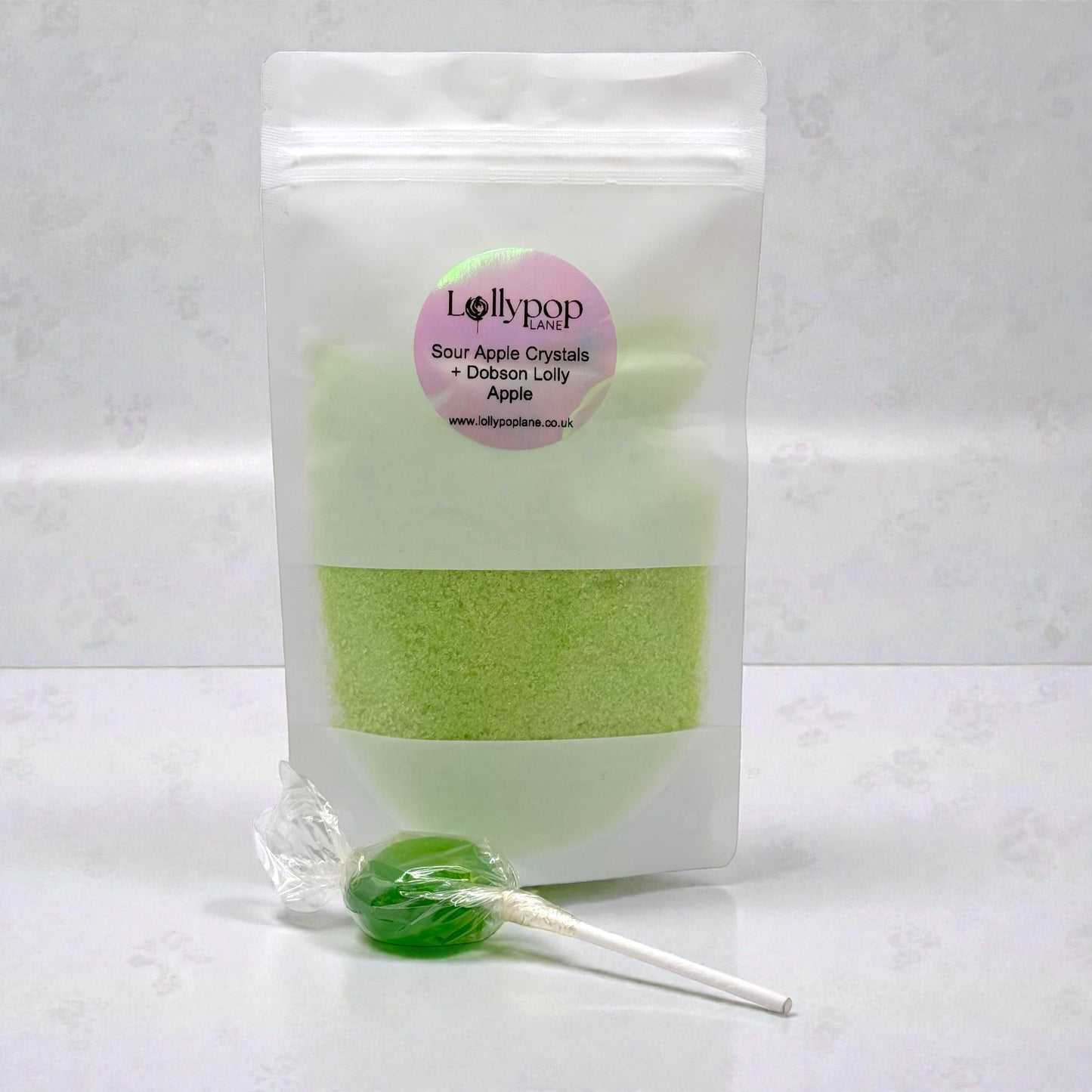 Sour Apple Sherbert +2X Apple Lolly 150g