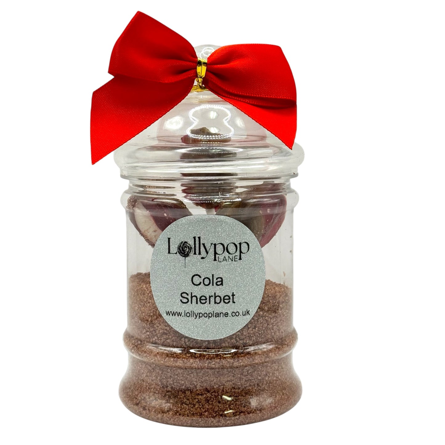 Cola Sherbet in a Victorian Jar 150g +  3 X Dobson Cherry Cola Lolly 