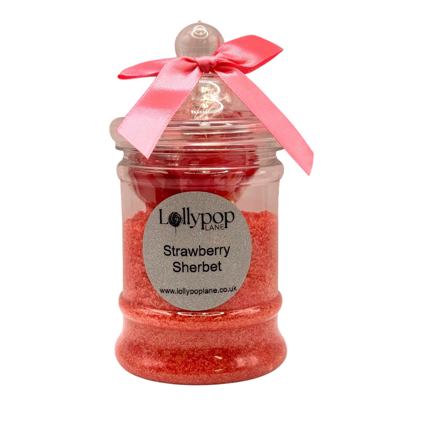 Strawberry Sherbert  In a Victorian Jar and 3 x Traffic Light Lollies 150g 