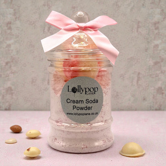 Cream Soda Powdered Sherbet In A Victorian Jar And 3X Marshmallows Lollies 150g