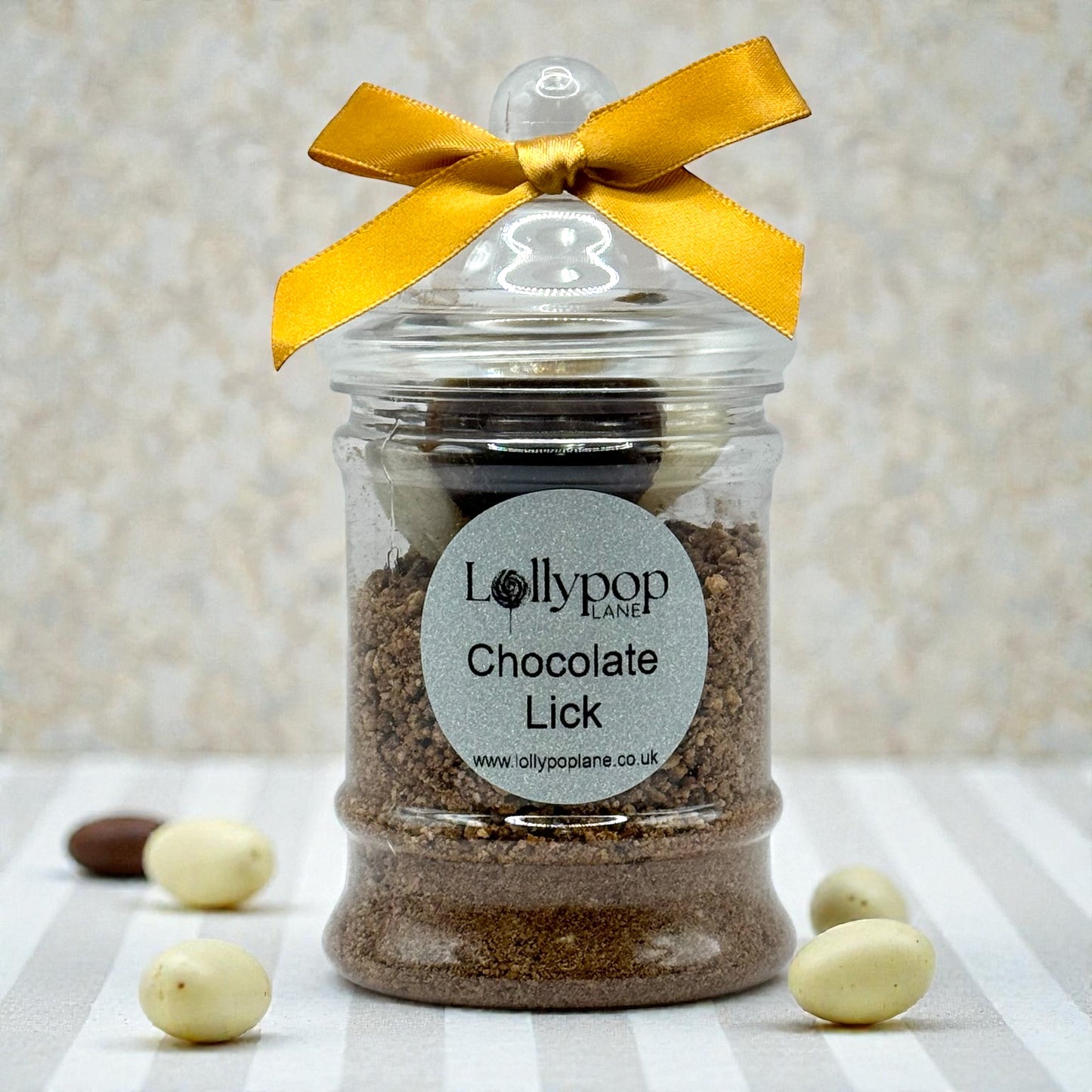 Chocolate Lick i A Victorian Jar And 3 x Chocolate Lollies 150g 