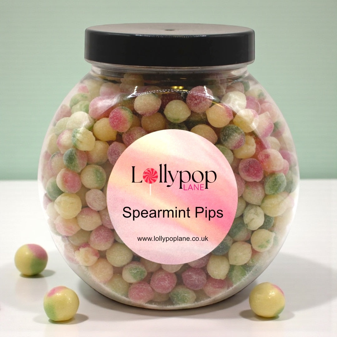 Spearmint Pips Mini Sweet Jar