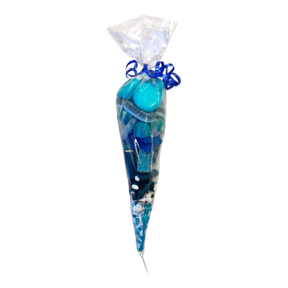 Personalised Party - Cone 100g & 150g, Qty: 1, Message Colour Choice and Label. If no message is received a rainbow colour will be sent.