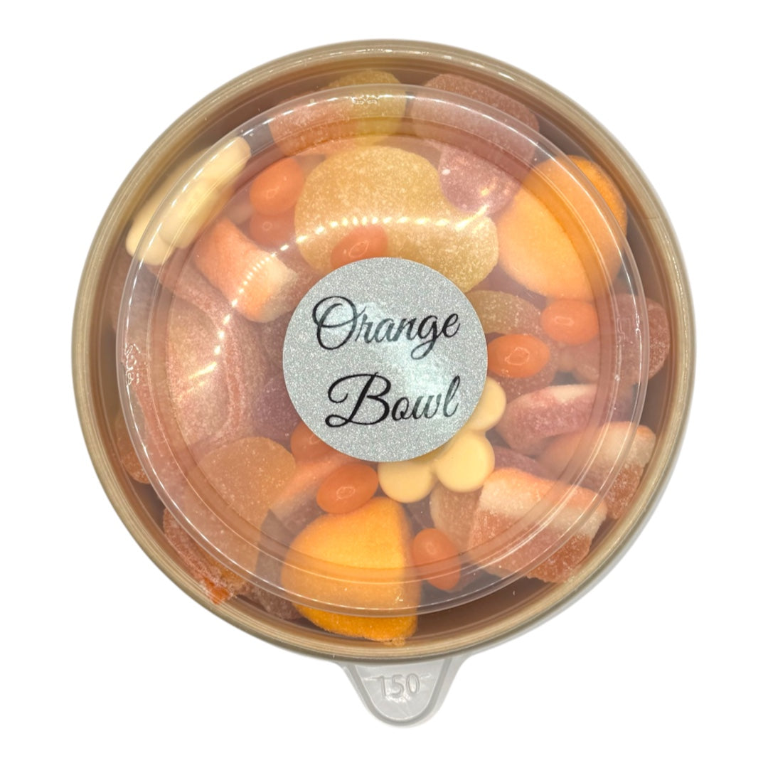 Orange Pick and Mix Sweet Bowl