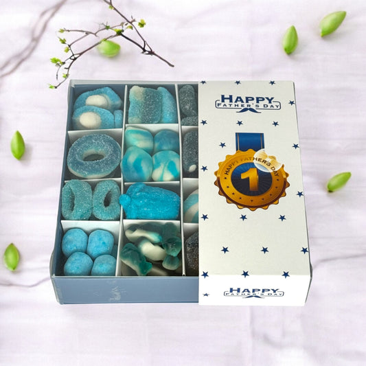 Pick n Mix Blue Sweets  - Father's Day Gift Box 500g