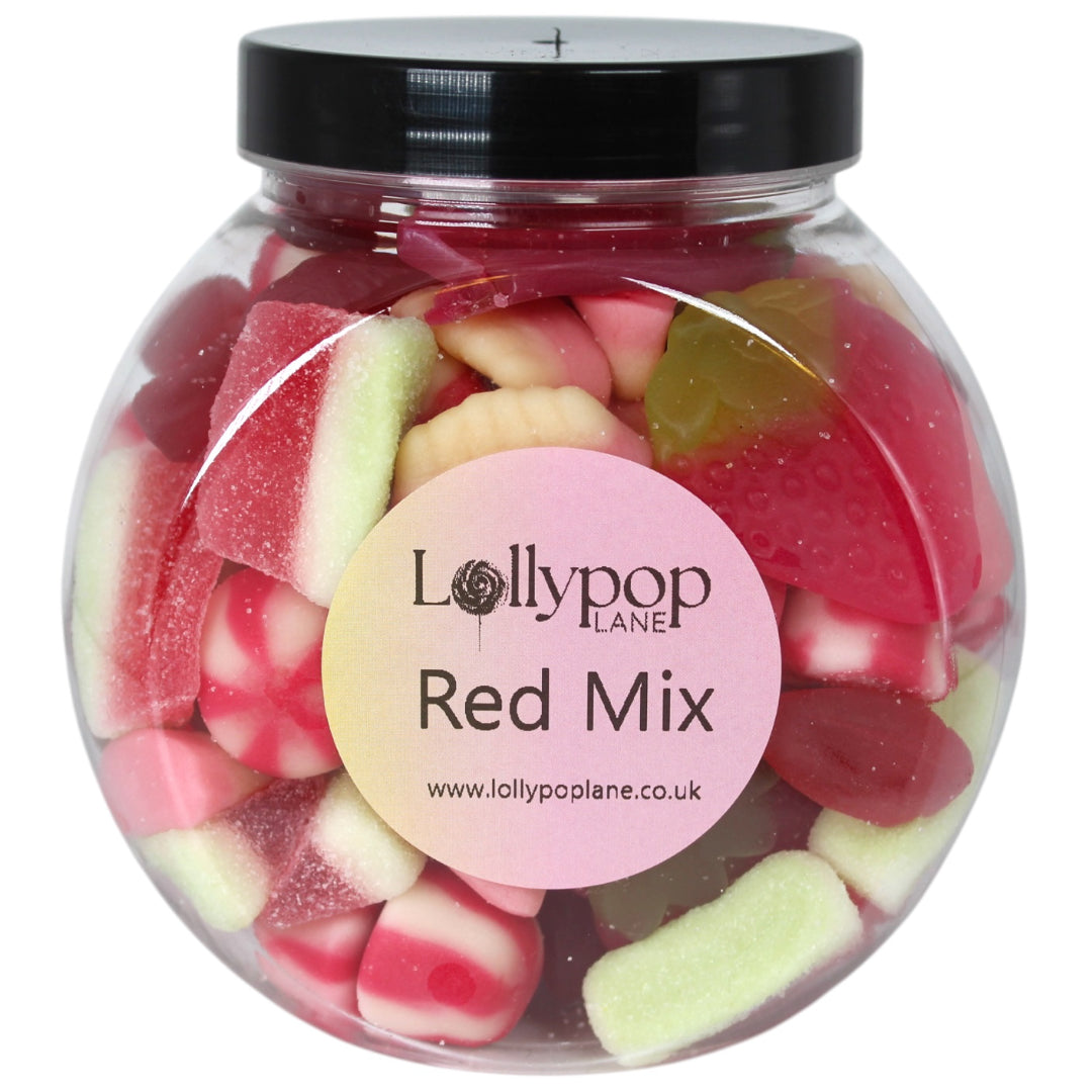 Pick n Mix Mini Sweet Jar 400g - Red Mix