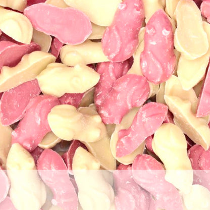 Hannah's Pink and White Mice