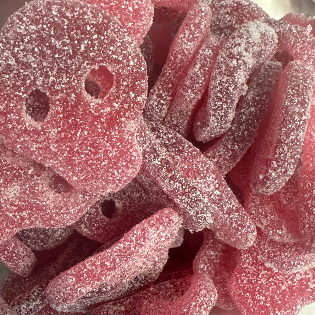Pomegranate And Cherry Skulls Pick n Mix Sweets