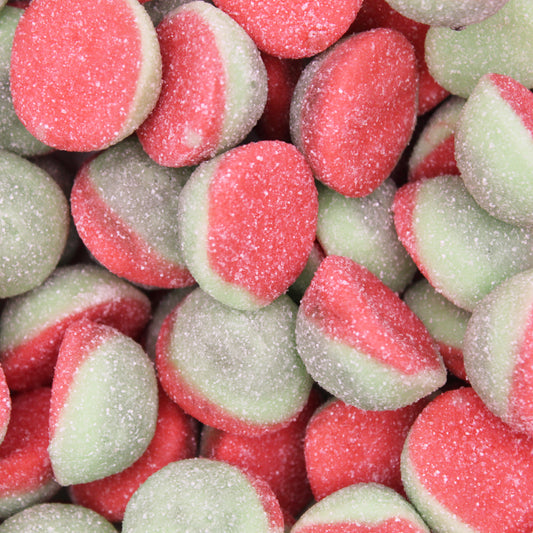 Lollypop Lane Jelly Filled Watermelon Slices close up image