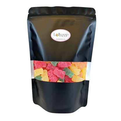 Lollypop Lane sweet pouch filled with Candycrave Fizzy Bears
