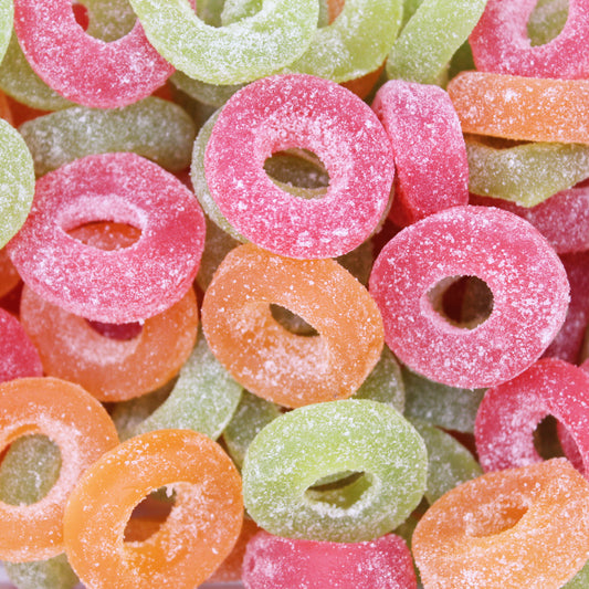 Close-Up of Candycrave Fizzy Assorted Rings