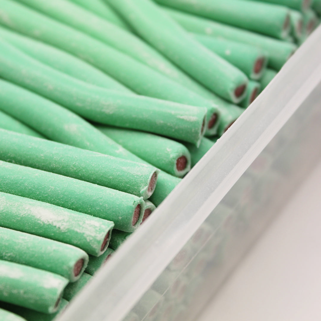 Close up view of Inverted Watermelon Pencils