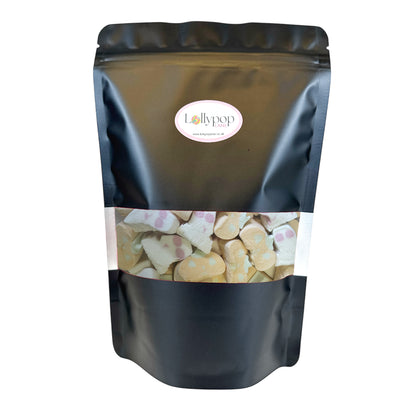 Lollypop Lane sweet pouch filled with Pumpkin & Ghost Marshmallows