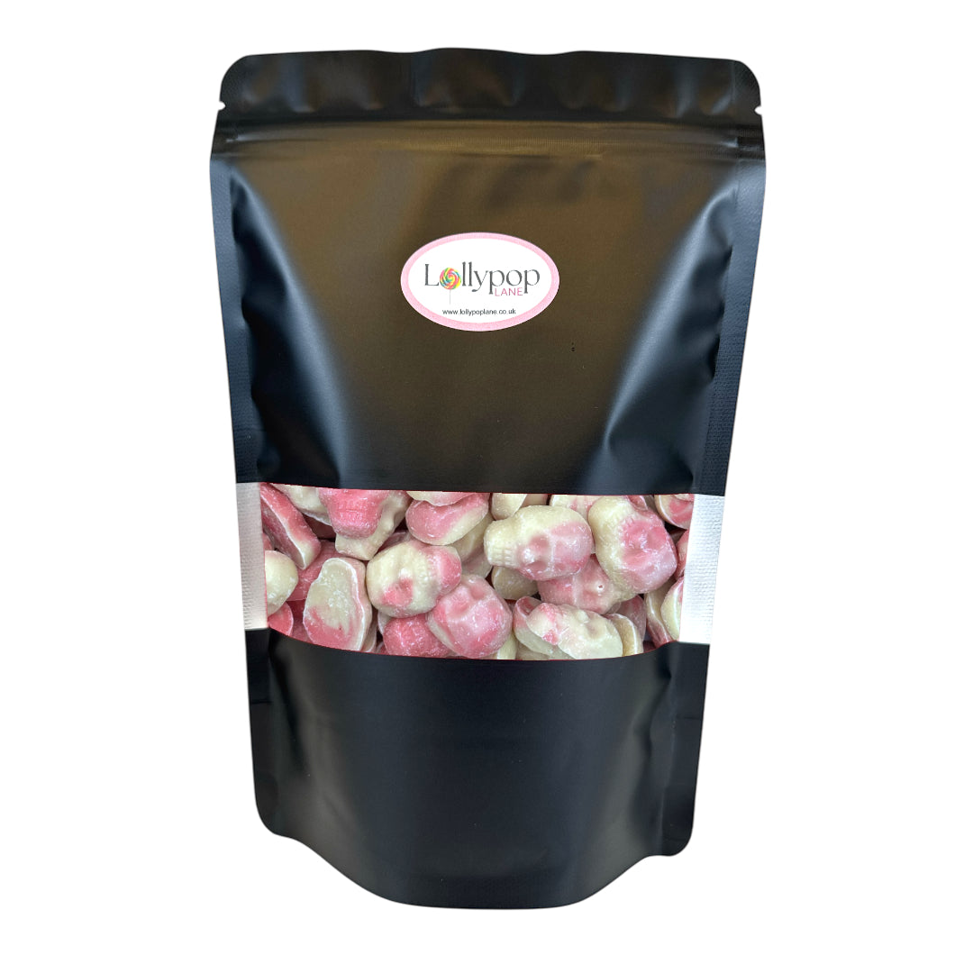 Lollypop Lane sweet pouch filled with Hannah's Skull Crushers Halloween Chocolate Sweets