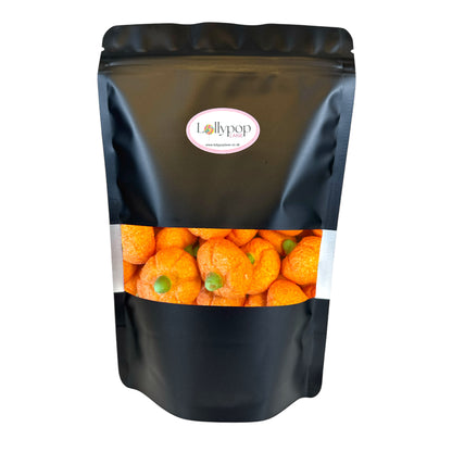 Lollypop Lane sweet pouch filled with Bulgari Pumpkin Marshmallow Halloween Sweets